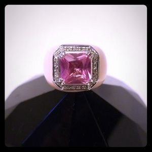 Grmoldi Milano Gold & Diamonds Enamal Ring